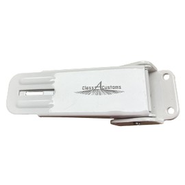 Class A Customs | Four (4) Pack of White Non-Locking Fold Down Camper Latch and Catch | with Screws