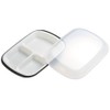Komori Resin Tableware Bento Lunch Plate with Hood, Square Shape,