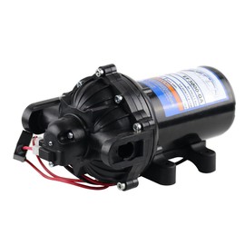 Everflo 12V On-Demand Diaphragm Pump - 3.0GPM, 60 PSI, Quick Attach Ports