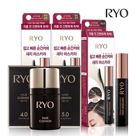 ryo Ryeo Amore Ryeo Hair Cushion Uachae Gray Hair Mascara Collection Options / 려 아모레 려헤어쿠션 우아채 새치 헤어마스카라 모음 옵션