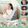 Strixorn Keilkissen für Bett, verstellbares Eckkissen, ergonomisches Dreieckskissen, aus Memory-Schaum,