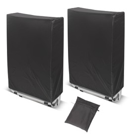 Zero Gravity Folding Chair Covers 2PCS, Dustproof Waterproof 420D Oxford Cloth Lawn Patio Furniture Covers All Weather Resistant, Anti Gravity Chair Covers for Folding Chairs, 28"W x 13"D x 43"H