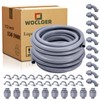 Wocloer 1/2 inch 150 Foot Liquid-Tight Conduit and Connector Kit,