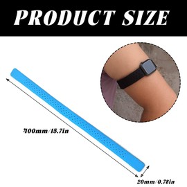 3Pcs Colorful Replacement Armband Strap Comfortable Heart Rate Monitor Band Flexible Adjustable Replacement Armband Strap for Heart Rate Monitor