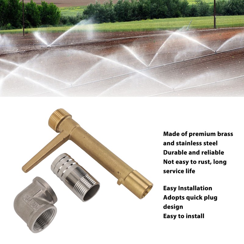 Quick Coupler Key Tool G3/4 Rustproof Leakage Proof Hose Coupling