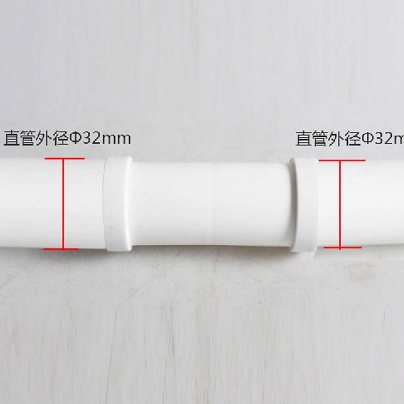 32mm Pipe Connector Straight PVC Pipe Adapter Bath Waste Pipe