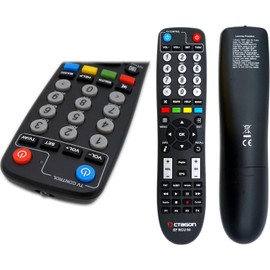 Octagon SF8008 4K UHD Original Remote Control for All SF8008 Models (SF RCU04), 2-in-1 Remote Control (without Teaching for Your Receiver & Learning for Your TV) New Model SF RCU 04