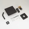 JingGang Oil Rubbed Bronze Shower Faucet Set Bathroom Rainfall Shower