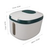 Rice Container Airtight Rice Container with Transparent Window for Grains