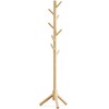 Pipishell Coat Rack Sturdy Wooden Coat Rack Stand, Adjustable Coat
