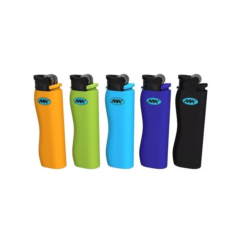MK 50-PACK MK Grip Pro Refillable Butane Pocket Lighter (703335)