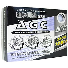LEZAX AGC Golf Balls, 1 Dozen (Pack of 12), White, AGBA-3761