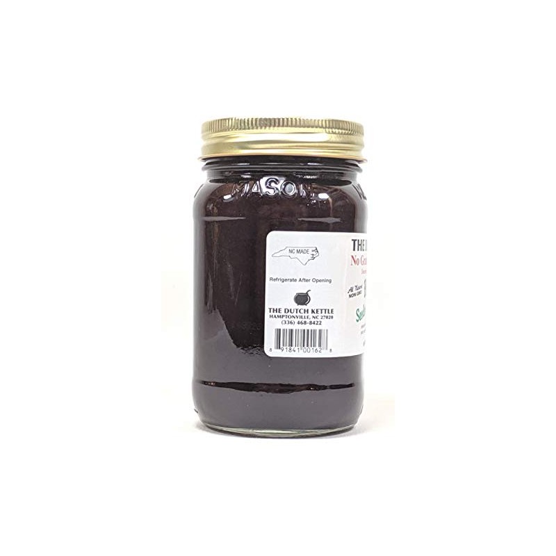 Amish Homestyle Sugarless Seedless Blackberry Jam 2-18 oz. Jars