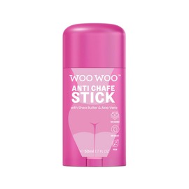WooWoo Anti Chafe Stick with Aloe Vera and Shea Butter 50ml - Cruelty and Paraben Free Body Anti Chafing Balm, Safe for Intimate Use