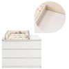 Baby Changing Topper with 80 cm Back Panel, 53 x