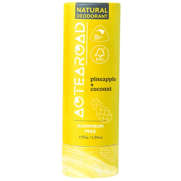 Aotearoad Natural Deodorant 55g - Pineapple + Coconut