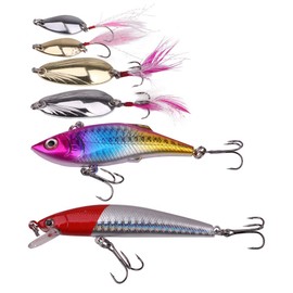 Fishing Lures Lure bait Sequins Spinner Fishing Lures with Hook Artificial Shrimp Bait etc for Freshwater Saltwater Carp Bass Pike etc