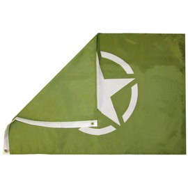 2x3 Army Original Olive Green Star 100D Woven Poly Nylon Flag 2'x3' Banner Grommets Heavy Duty (RUF)