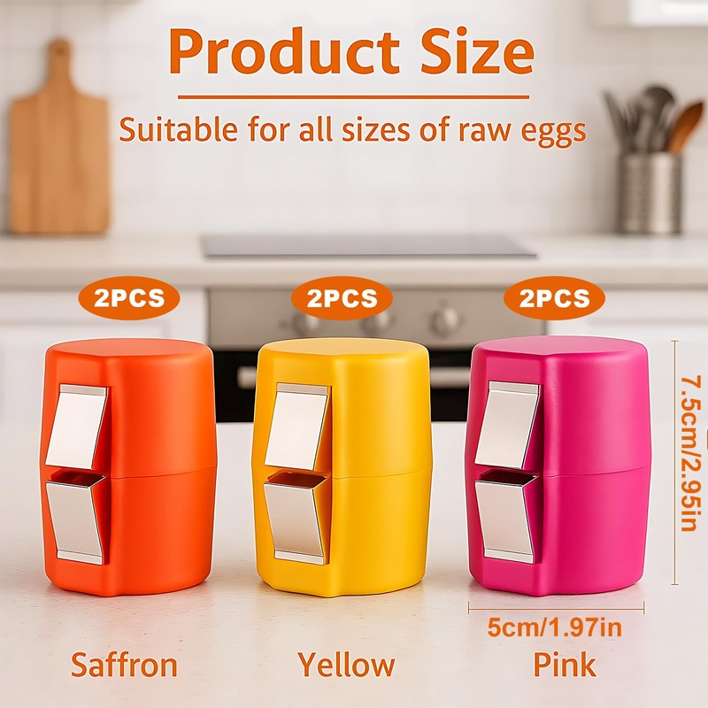6 Portable Egg Opener Tools - Egg Shell Opener for