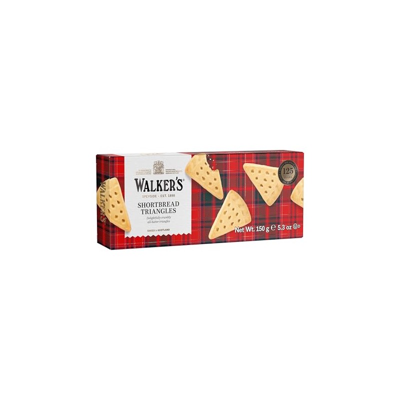 Walkers Classic Shortbread Triangles, 5.3 oz