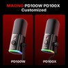MAONO Microphone Windscreen for PD100W Microphone High-Density Flocked Foam Mic