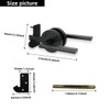 Double Sided Gate Latch for Wooden Fence Heavy Duty Swinging