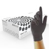 Unigloves Black Pearl Nitrile GP0035 Examination - Multipurpose, Powder Free and Latex Free Disposable Gloves, Box of 100 Gloves, Black, Extra Large