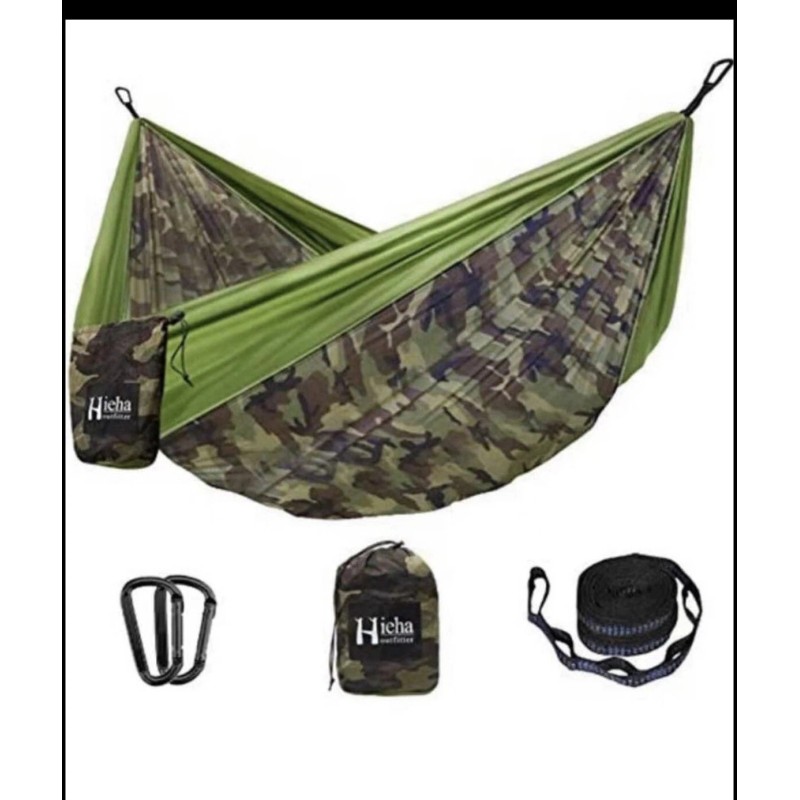 Hieha Double Camping hammock With Mosquito Net,portable Nylon Hiking Hammocks