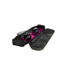 KULKEA JYRKKÄ Padded Snowboard Bag - Snowboard Travel Bag with Internal Pockets for Snowboarding Gear (ECO Black/GEO Camo)