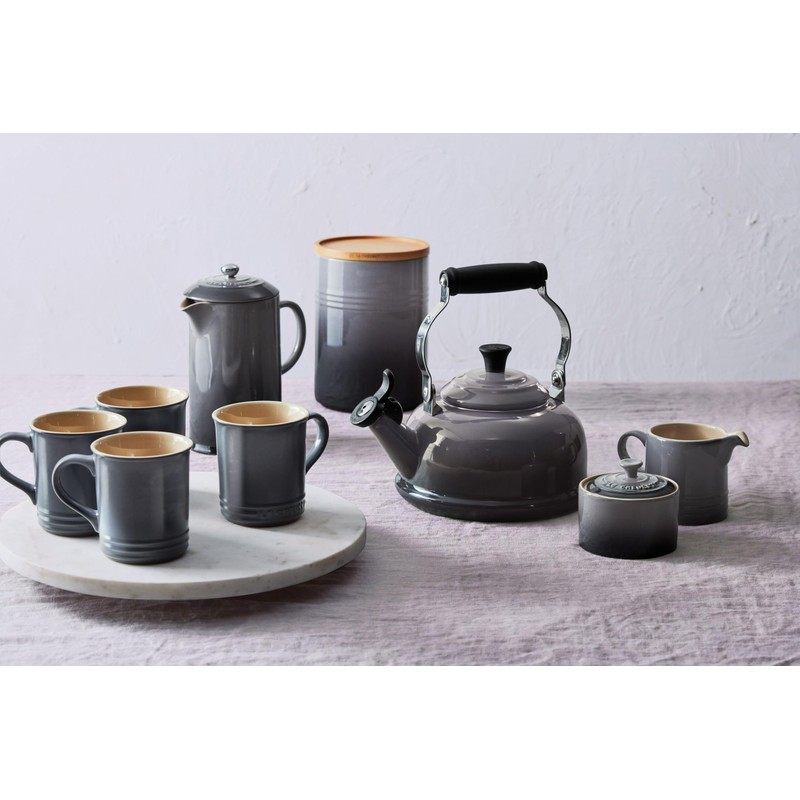 Le Creuset Stoneware French Press, 34 oz., Oyster