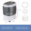 Giantex Portable Mini Washing Machine, Clothes Washer and Spinner Combo,