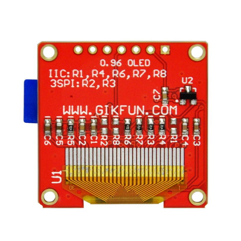 Esooho Gikfun 0.96' 7Pin SPI OLED Display Module for Arduino