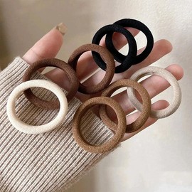 Not for Sale-1 Pcs Random color Nylon Hair Rings Women Basic High Elastic Hairbands Rope Bling Hair