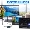 USB C Switch 2 in 1 Out USB C Switcher