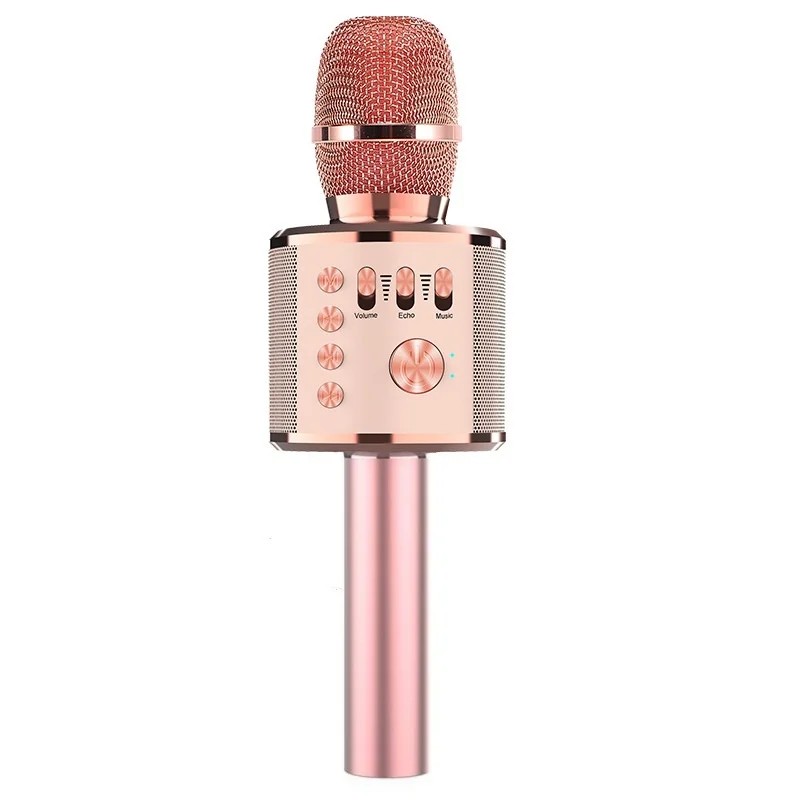 Wireless Bluetooth Karaoke Microphone with Built-In Speaker – Portable Singing