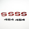 6Pcs Set SS 454 Fender Emblem 3D Tape Badge Sticker