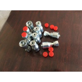 Gator 10 PK Female Flat Face Seal 1/4" Hose 3/8 Female  Hydraulic Hose Fitting 2W