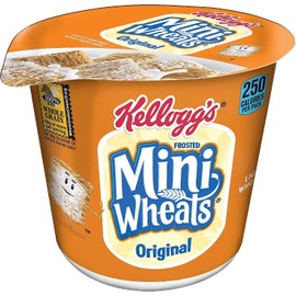 Kellogg's Breakfast Cereal, Frosted Mini Wheats, Single-Serve, 6 Cups/Box