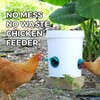 Whimsii Chicken Feeder Without Waste, 6 Ports + Hole Saw,