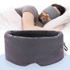 Funny sleep eye mask sleeping eye mask deep sleep eye mask blackout eye mask High-quality eye patch – dark gray