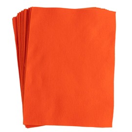 John Bead 25pcs 9"x12" Felt Fabric Sheets Orange Felt Pads for DIY Craft Supplies Sewing School Projects