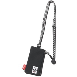 CHUMS CH60-3986 Recycled Coin Holder, Coin Purse, Wallet, Pass Case, Commuter, K001: Black