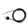 Fitness Gym Replacement Cable, Black Replacement Gym Cable for Homes