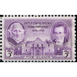 1936 "Texas Centennial" (The Alamo) 3 Cent Stamp (#776)