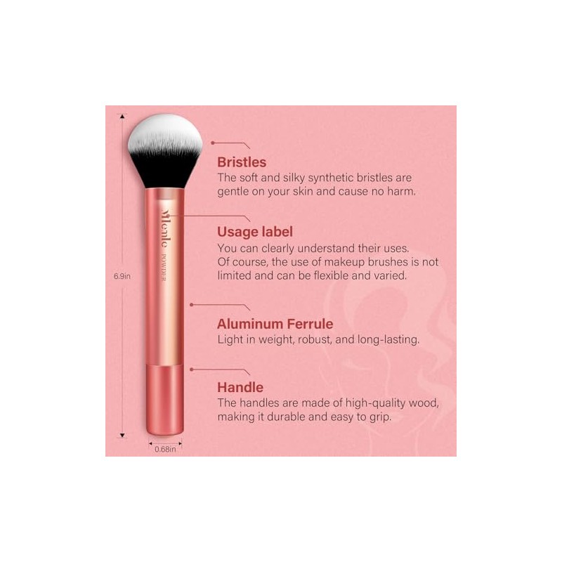 Makeup Brushes Set, Mlemle Professional 26 Pcs Makeup Kit, Include