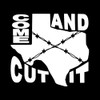 Come and Cut It Barbed Wire Texas State Abbott Sticker
