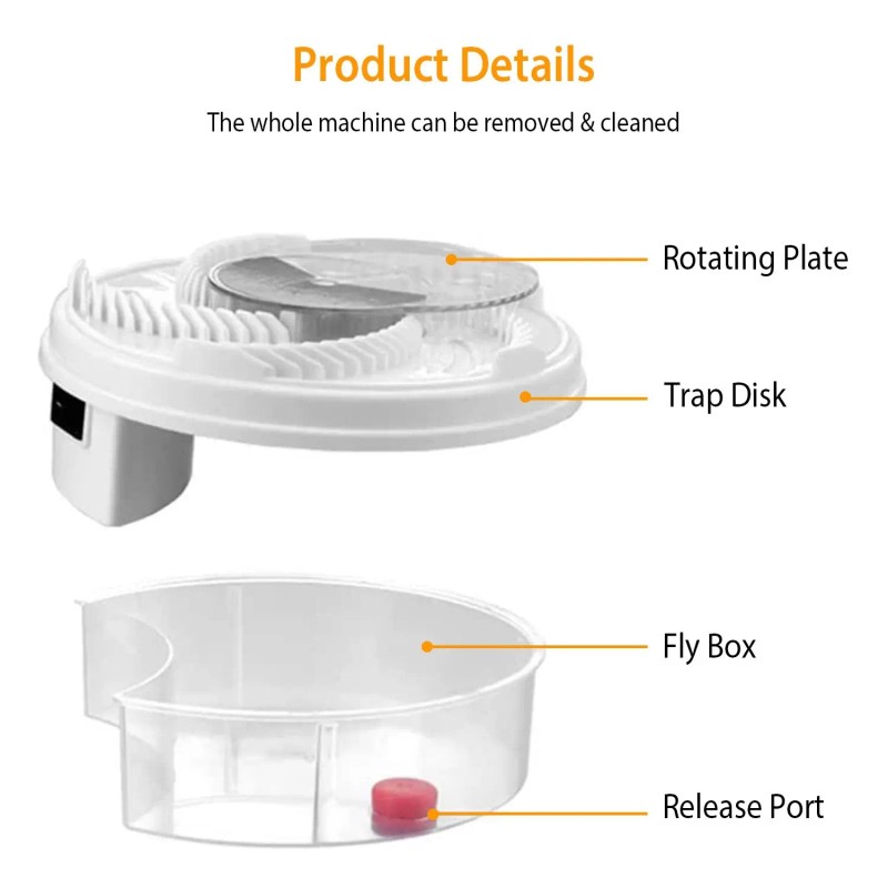 "Smart #### Electric Mosquito Killer USB-Powered & Automatic"Color: White Color