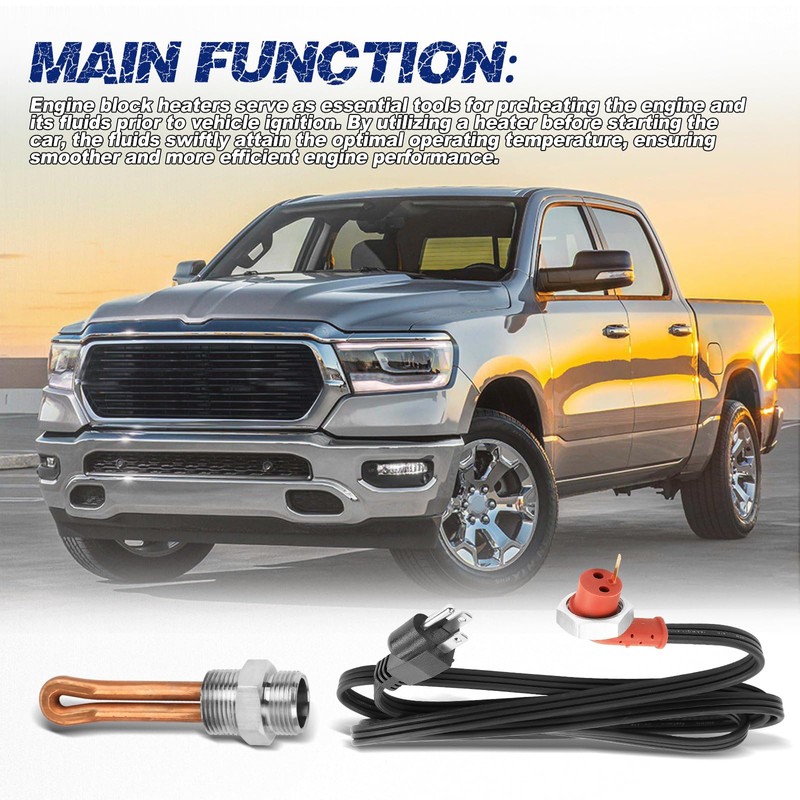 Orceed Engine Heater Cable Assembly Compatible with Dodge Ram 1500