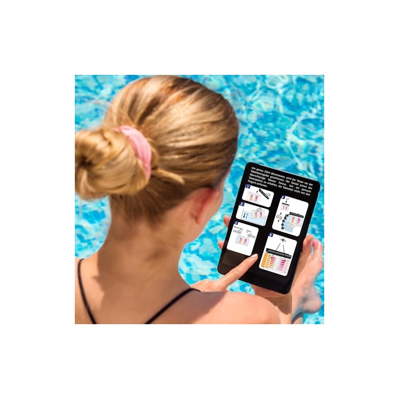 Rapid Method Water Tester, Chlorine pH, Double Measuring Chamber, Display