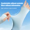 3Pcs Gradient Colors Compression Sleeves,UV Sun Protection Cooling Arm Sleeves